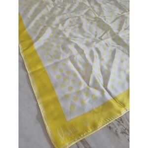 Vera Scarf Yellow Polka Dot Square Ladybug Please Read
